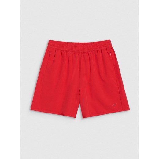Damskie spodenki plażowe 4F 4FWSS25UBDSF149 - czerwone ze sklepu Sportstylestory.com w kategorii Szorty - zdjęcie 185716104