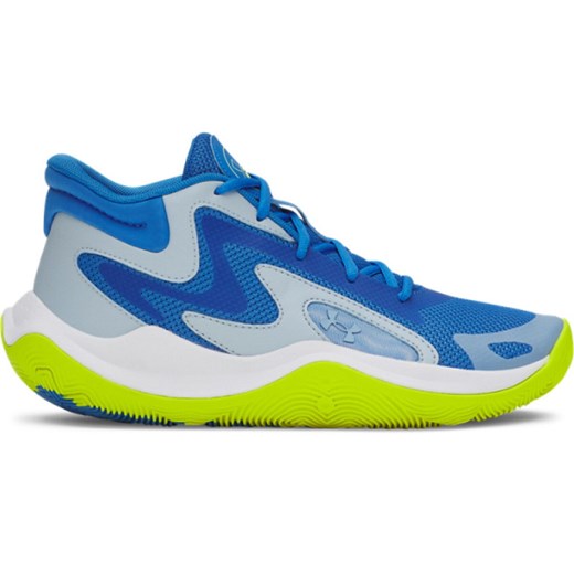 Buty do koszykówki uniseks Under Armour UA JET \'25 - niebieskie ze sklepu Sportstylestory.com w kategorii Buty sportowe męskie - zdjęcie 185716251