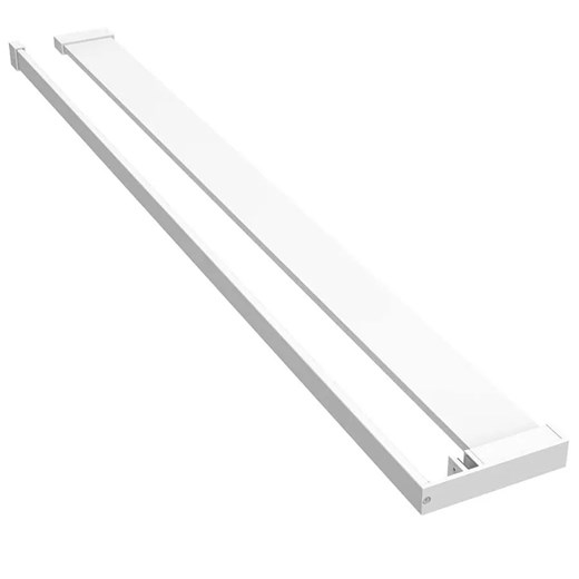 Biała półka pod prysznic typu walk-in 90 cm - Honola 5X ze sklepu Edinos.pl w kategorii Meble łazienkowe - zdjęcie 185718602