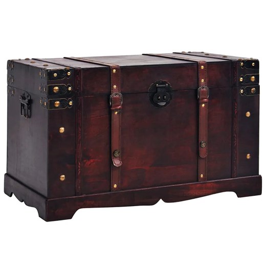 Zamykany Kufer Na Pościel W Stylu Vintage M2-P55 ze sklepu Edinos.pl w kategorii Meble - zdjęcie 185719050