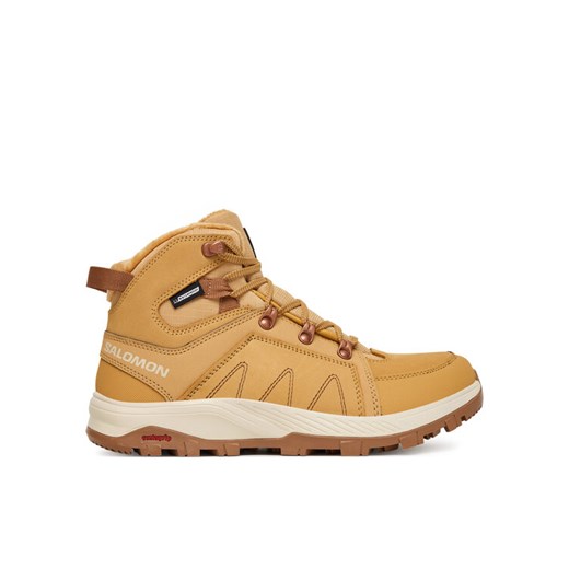 Salomon Trekkingi Outchill Thinsulate™ Climasalomon™ Waterproof L47328200 Brązowy ze sklepu MODIVO w kategorii Buty trekkingowe damskie - zdjęcie 185719884