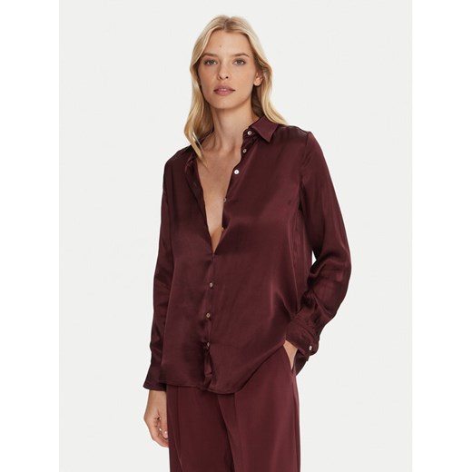 Marella Koszula Bunny 2523116015 Bordowy Regular Fit ze sklepu MODIVO w kategorii Koszule damskie - zdjęcie 185719952