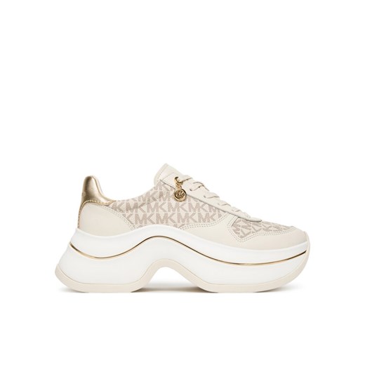 MICHAEL Michael Kors Sneakersy Arla 43F5ARFS2L Beżowy ze sklepu MODIVO w kategorii Buty sportowe damskie - zdjęcie 185719972