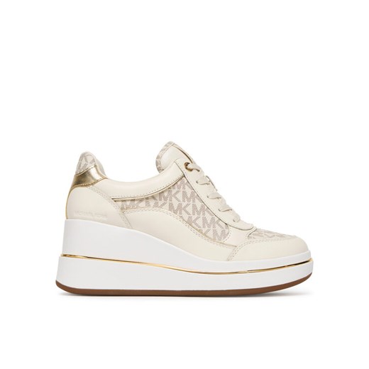 MICHAEL Michael Kors Sneakersy Emmy 43F5EMFS2L Beżowy ze sklepu MODIVO w kategorii Buty sportowe damskie - zdjęcie 185719973