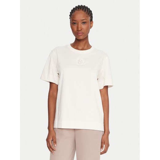 BOSS T-Shirt Elpha 50551443 Beżowy Regular Fit ze sklepu MODIVO w kategorii Bluzki damskie - zdjęcie 185720014