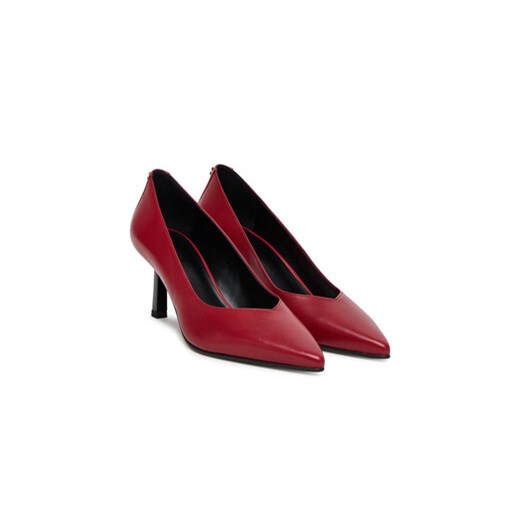 HUGO Szpilki Katniss 50552669 Bordowy 40 MODIVO