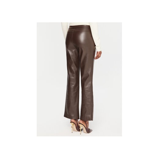 Gaudi Spodnie z imitacji skóry 521FD28002 Brązowy Straight Fit Gaudi 40 MODIVO