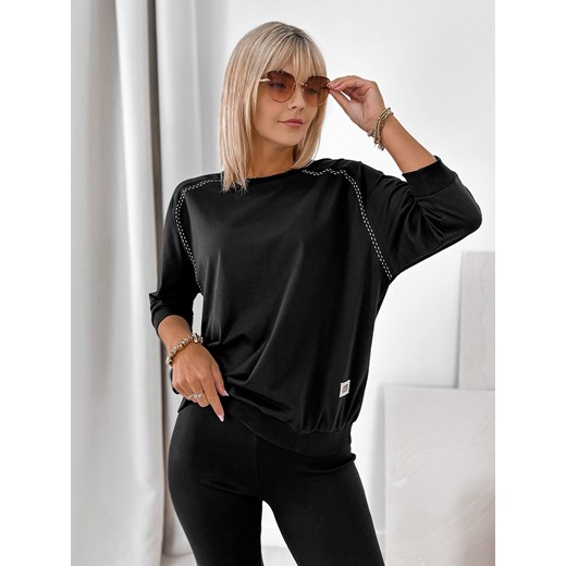 bluzka constance czarna one size ze sklepu UBRA w kategorii Bluzki damskie - zdjęcie 185721524