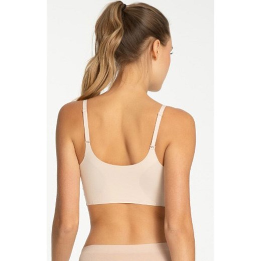 Bezszwowy top beżowy Simple Bra, Kolor beżowy, Rozmiar L, Julimex ze sklepu Intymna w kategorii Biustonosze - zdjęcie 185721693