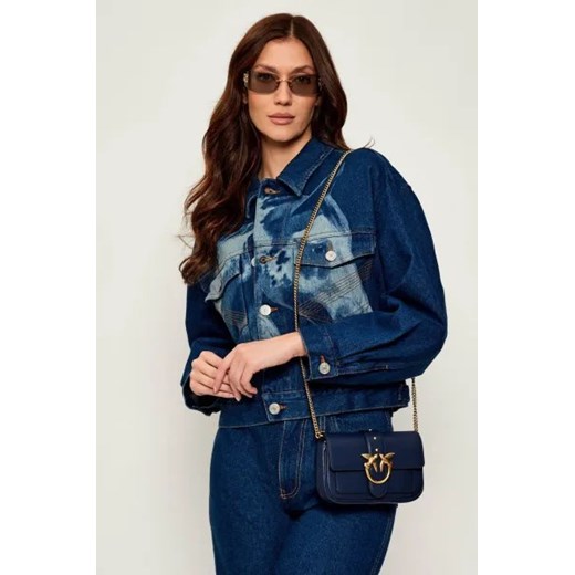 Pinko Skórzana torebka na ramię LOVE ONE POCKET Pinko OS Gomez Fashion Store