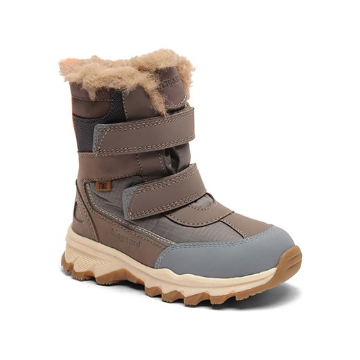 bisgaard Skórzane botki zimowe w kolorze szarym - id: 14026194 - marki Bisgaard - 185722814 bisgaard Skórzane botki zimowe w kolorze szarym ze sklepu Limango Polska w kategorii Buty zimowe dziecięce - zdjęcie 185722814