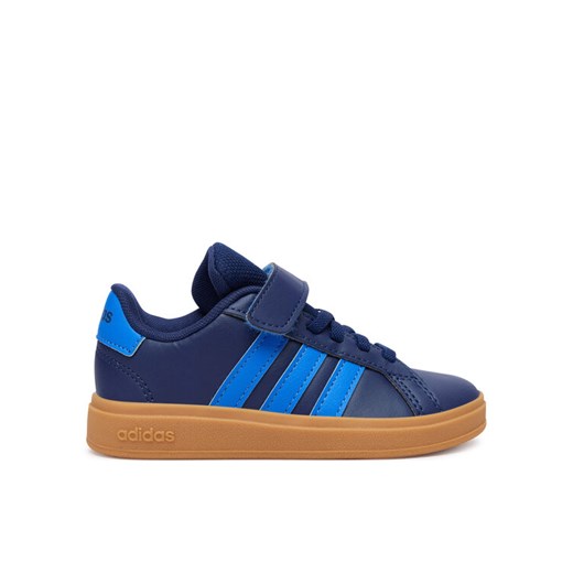 Sneakersy adidas Grand Court 2.0 JQ8001 Granatowy ze sklepu eobuwie.pl w kategorii Buty sportowe dziecięce - zdjęcie 185722931