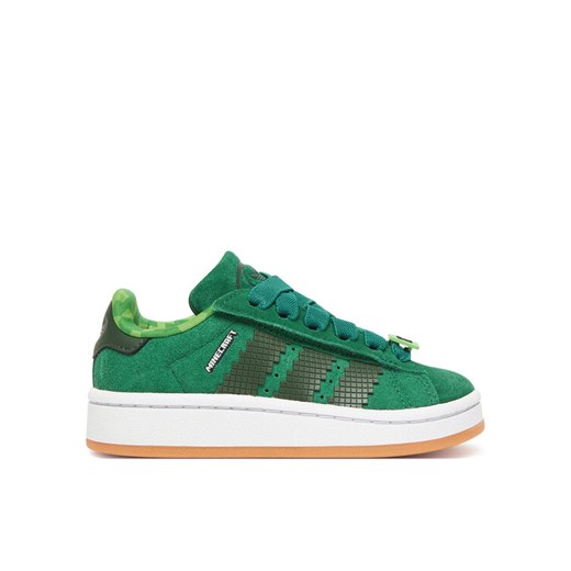Sneakersy adidas Campus 00S Comfort Closure Elastic Lace X Minecraft JS3788 Zielony ze sklepu eobuwie.pl w kategorii Buty sportowe dziecięce - zdjęcie 185722932
