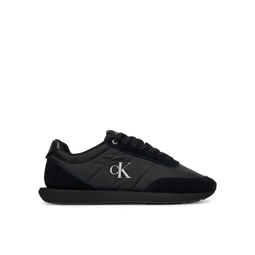 Sneakersy Calvin Klein Retro Runner Ess Mix Mat YM0YM01361 Czarny ze sklepu eobuwie.pl w kategorii Buty sportowe męskie - zdjęcie 185722984