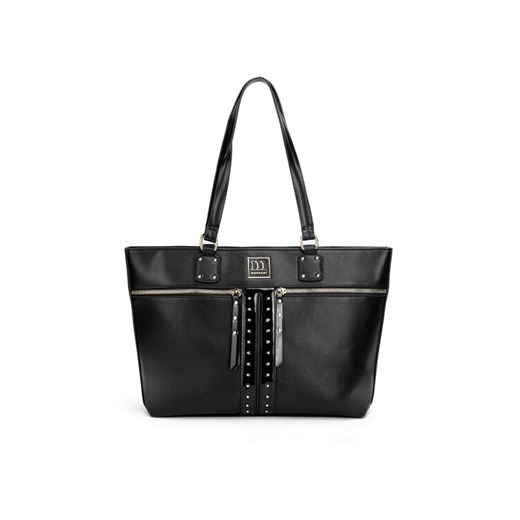 Torebka Monnari TORIMP0-24Z-BAG5950-K020D000-R00 Czarny ze sklepu eobuwie.pl w kategorii Torby Shopper bag - zdjęcie 185723004