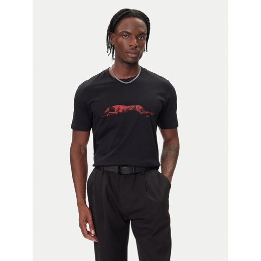 HUGO T-Shirt Didug 50548557 Czarny Regular Fit ze sklepu MODIVO w kategorii T-shirty męskie - zdjęcie 185724062