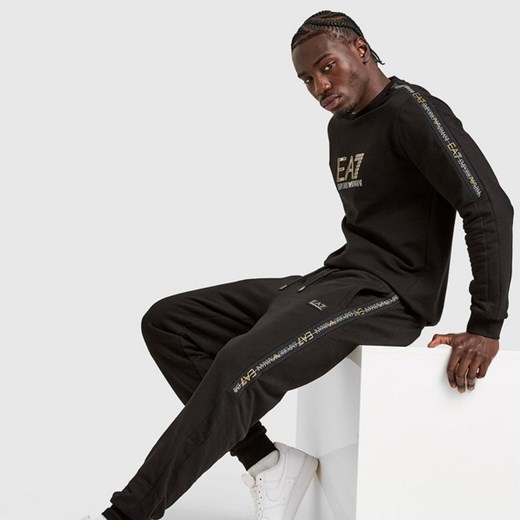 EMPORIO ARMANI 7 SPODNIE TAPE PT BLK/GLD ze sklepu JD Sports  w kategorii Spodnie męskie - zdjęcie 185724673