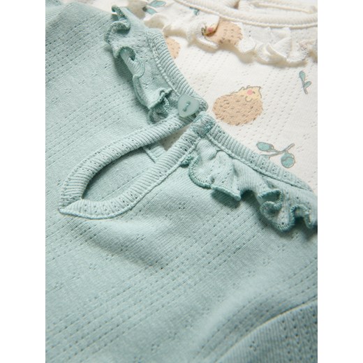 Reserved - Strukturalne body 2 pack - jasnozielony Reserved 68 (3-6 m.) Reserved