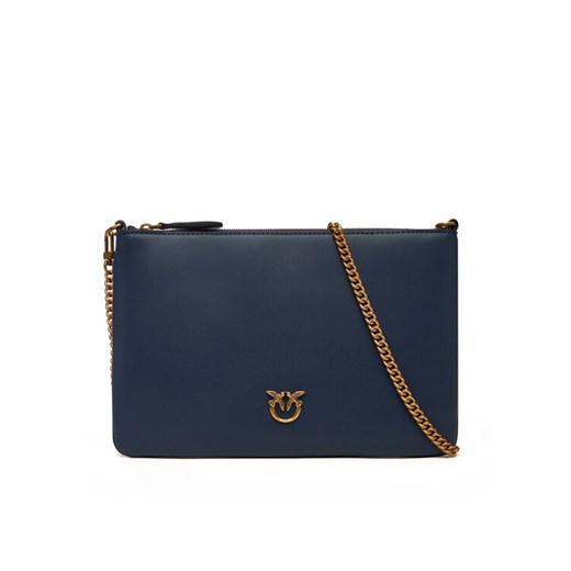 Torebka PINKO Flat Classic AI 25-26 PCPL 100455 A0F1 Granatowy ze sklepu eobuwie.pl w kategorii Kopertówki - zdjęcie 185725483