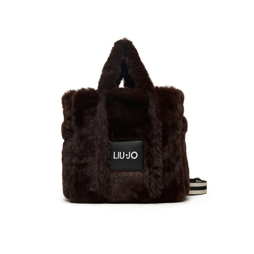 Torebka Liu Jo M Tote TF5270 E0374 Brązowy ze sklepu eobuwie.pl w kategorii Torby Shopper bag - zdjęcie 185725550