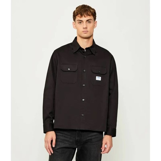 Hugo Blue Koszula Ekynone | Oversize fit ze sklepu Gomez Fashion Store w kategorii Koszule męskie - zdjęcie 185726490