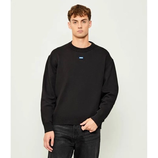 Hugo Blue Sweter San Casey-CP | Relaxed fit ze sklepu Gomez Fashion Store w kategorii Swetry męskie - zdjęcie 185726501