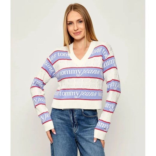 Tommy Jeans Sweter | Cropped Fit ze sklepu Gomez Fashion Store w kategorii Swetry damskie - zdjęcie 185726532