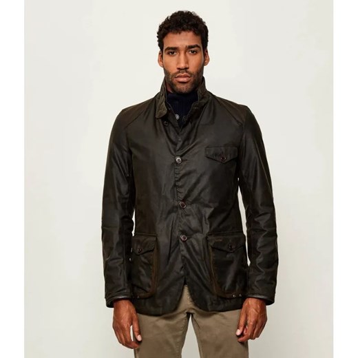 Barbour Kurtka Beacon | Slim Fit | z dodatkiem skóry ze sklepu Gomez Fashion Store w kategorii Kurtki męskie - zdjęcie 185726563