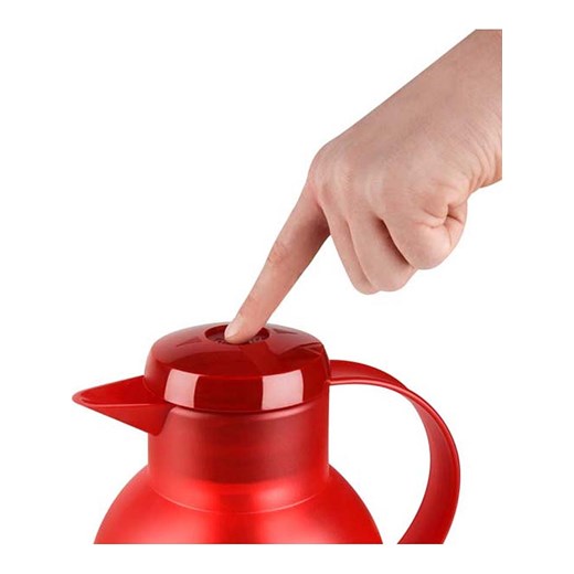 Emsa Dzbanek termiczny &quot;Samba&quot; w kolorze czerwonym - 1 l Emsa onesize wyprzedaż Limango Polska