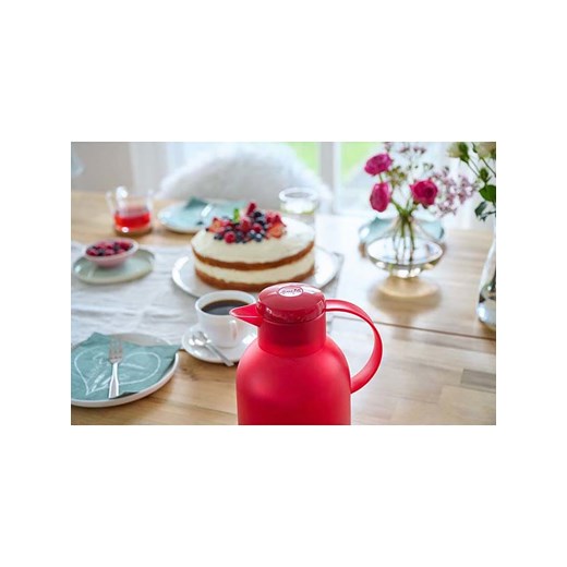 Emsa Dzbanek termiczny &quot;Samba&quot; w kolorze czerwonym - 1 l Emsa onesize wyprzedaż Limango Polska