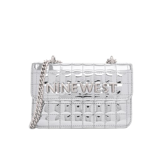 Torebka Nine West EO-Glamercy-Grace-LX10060 Srebrny ze sklepu eobuwie.pl w kategorii Kopertówki - zdjęcie 185729501