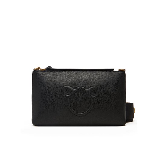 PINKO Torebka Flat Horizontal Mini AI 25-26 104277 A29Q Czarny ze sklepu MODIVO w kategorii Listonoszki - zdjęcie 185729944