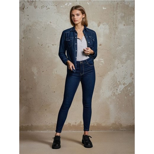 Sinsay - Jeansy skinny fit - niebieski ze sklepu Sinsay w kategorii Jeansy damskie - zdjęcie 185730954