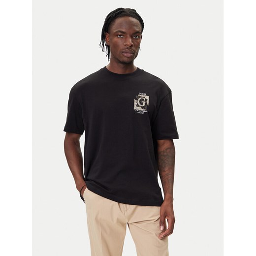 Guess T-Shirt M5BI16 I3Z14 Czarny Relaxed Fit ze sklepu MODIVO w kategorii T-shirty męskie - zdjęcie 185731034
