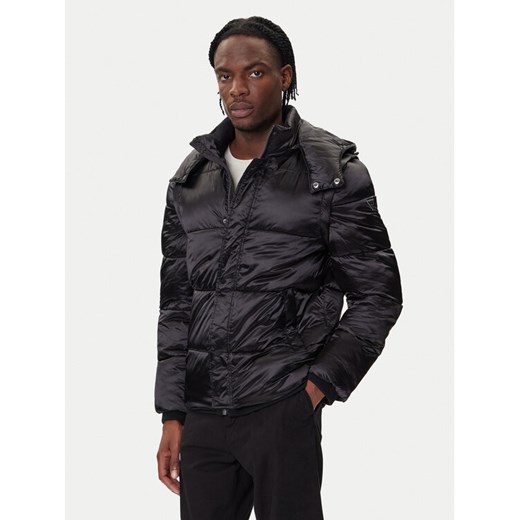 Guess Kurtka zimowa M5BL2L WGZF2 Czarny Regular Fit ze sklepu MODIVO w kategorii Kurtki męskie - zdjęcie 185731084