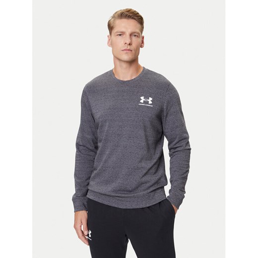 Under Armour Bluza Ua Rival Terry 1370404 Szary Relaxed Fit ze sklepu MODIVO w kategorii Bluzy męskie - zdjęcie 185731131