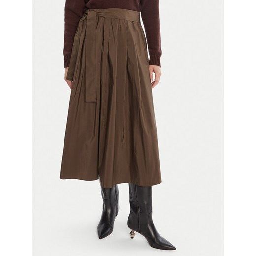 Weekend Max Mara Spódnica trapezowa Zarda 2525106031 Brązowy Regular Fit ze sklepu MODIVO w kategorii Spódnice - zdjęcie 185731140