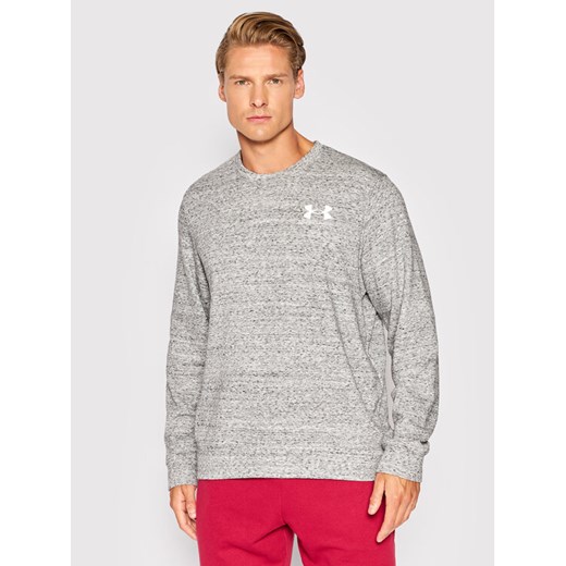 Under Armour Bluza Ua Rival Terry 1370404 Szary Relaxed Fit ze sklepu MODIVO w kategorii Bluzy męskie - zdjęcie 185731143
