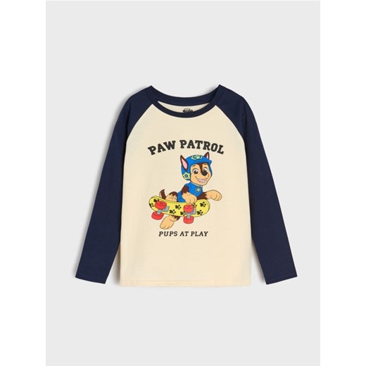 Sinsay - Koszulka z długimi rękawami PAW Patrol - kremowy ze sklepu Sinsay w kategorii T-shirty chłopięce - zdjęcie 185732602