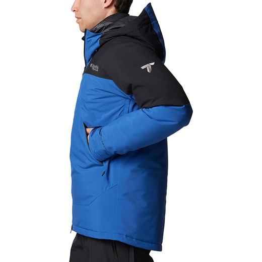 Columbia Kurtka zimowa &quot;PowBound&quot; w kolorze niebiesko-czarnym Columbia XXL wyprzedaż Limango Polska