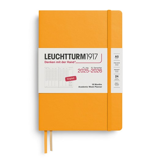 LEUCHTTURM1917 Planer akademicki w kolorze pomarańczowym - A5 ze sklepu Limango Polska w kategorii Akcesoria biurowe - zdjęcie 185733563