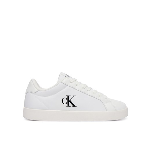 Sneakersy Calvin Klein 3 Cupsole Laceup Pu Mg YW0YW01781 Biały ze sklepu eobuwie.pl w kategorii Buty sportowe damskie - zdjęcie 185733600