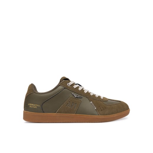Sneakersy Aeronautica Militare 252SC0315UPL00244 Zielony ze sklepu eobuwie.pl w kategorii Buty sportowe męskie - zdjęcie 185733613