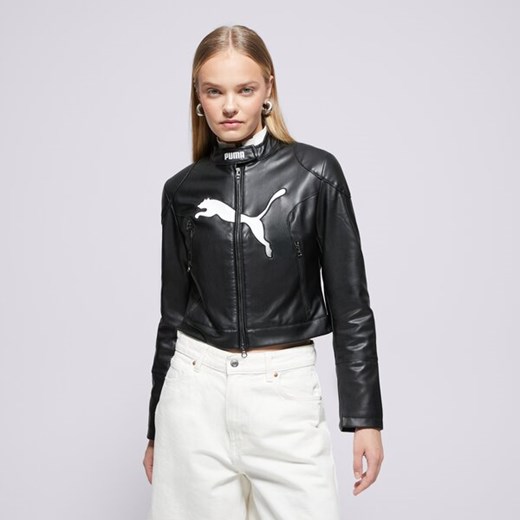 PUMA KURTKA FUTURE.PUMA.ARCHIVE PLEATHER RACER JACKET ze sklepu Sizeer w kategorii Kurtki damskie - zdjęcie 185734001