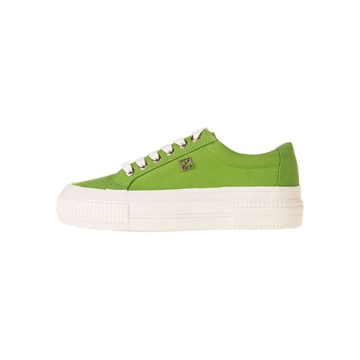 s.Oliver Sneakersy w kolorze zielonym ze sklepu Limango Polska w kategorii Trampki damskie - zdjęcie 185734403