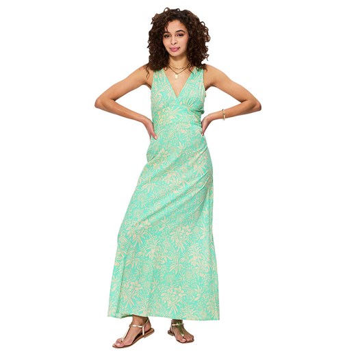 Aller Simplement Sukienka w kolorze jasnozielono-beżowym ze sklepu Limango Polska w kategorii Sukienki - zdjęcie 185734492