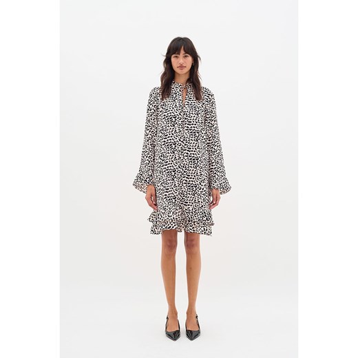 InWear Sukienka w kolorze beżowo-czarnym ze sklepu Limango Polska w kategorii Sukienki - zdjęcie 185734542