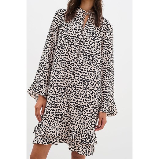 InWear Sukienka w kolorze beżowo-czarnym Inwear 36 okazja Limango Polska