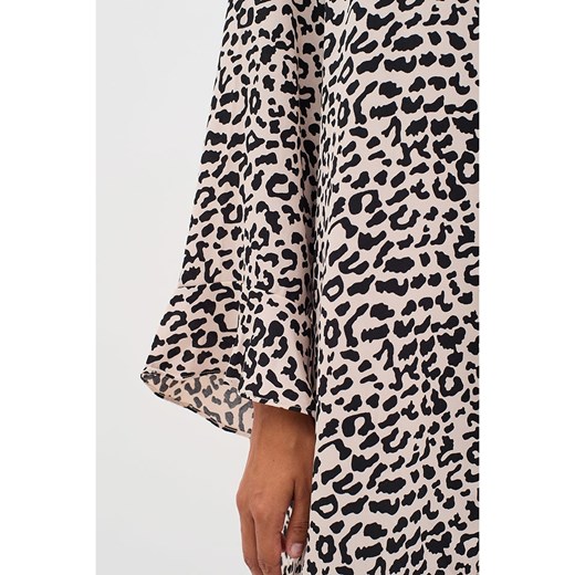 InWear Sukienka w kolorze beżowo-czarnym Inwear 36 wyprzedaż Limango Polska