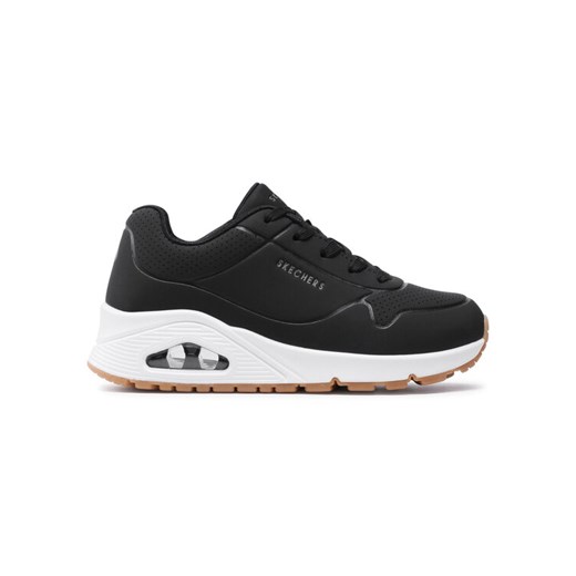 Sneakersy Skechers Uno 310024L BLK Czarny ze sklepu eobuwie.pl w kategorii Buty sportowe dziecięce - zdjęcie 185734720
